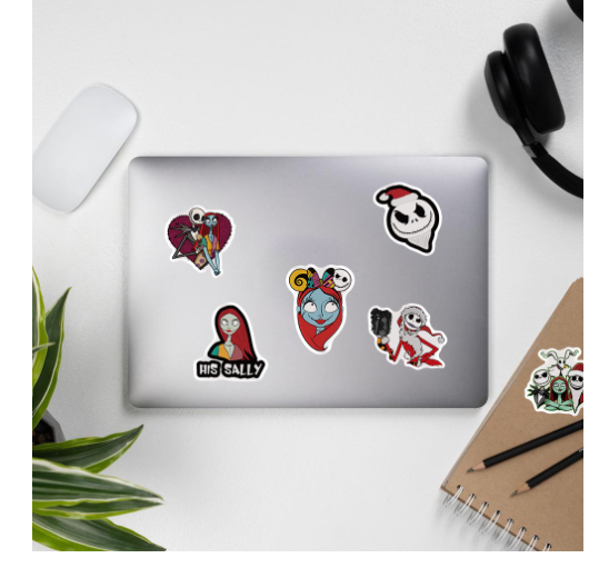 Pack de Stickers Tim Burton Diseño 2