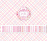 Cinta Decorativa de Cuadros para Agendas y Manualidades