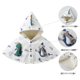 Capa Impermeable Infantil con Diseño de Dinosaurio