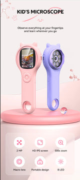 Microscopio de Juguete para Niños – Set de Experimentos Científicos Educativos