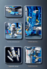 Estaciones aeroespaciales: bloques de construcción y regalos