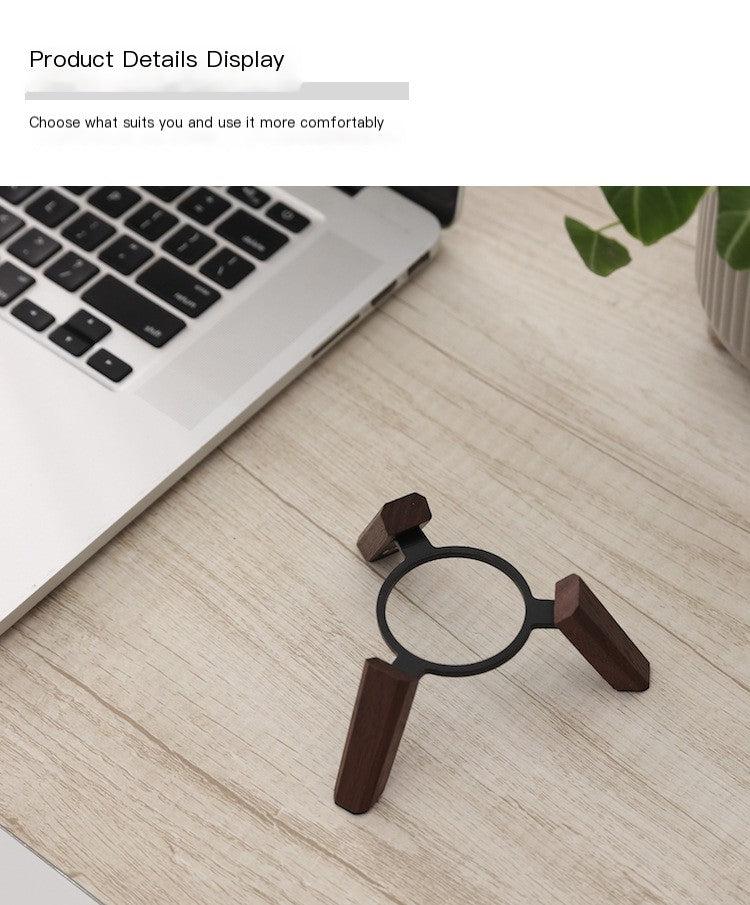 Soporte de madera para altavoz