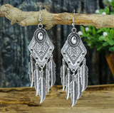 Set de Joyería Hojas Color Borgoña (Diseño de Naturaleza / Otoño)