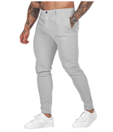 Pantalones de hombre italianos de corte entallado para negocios