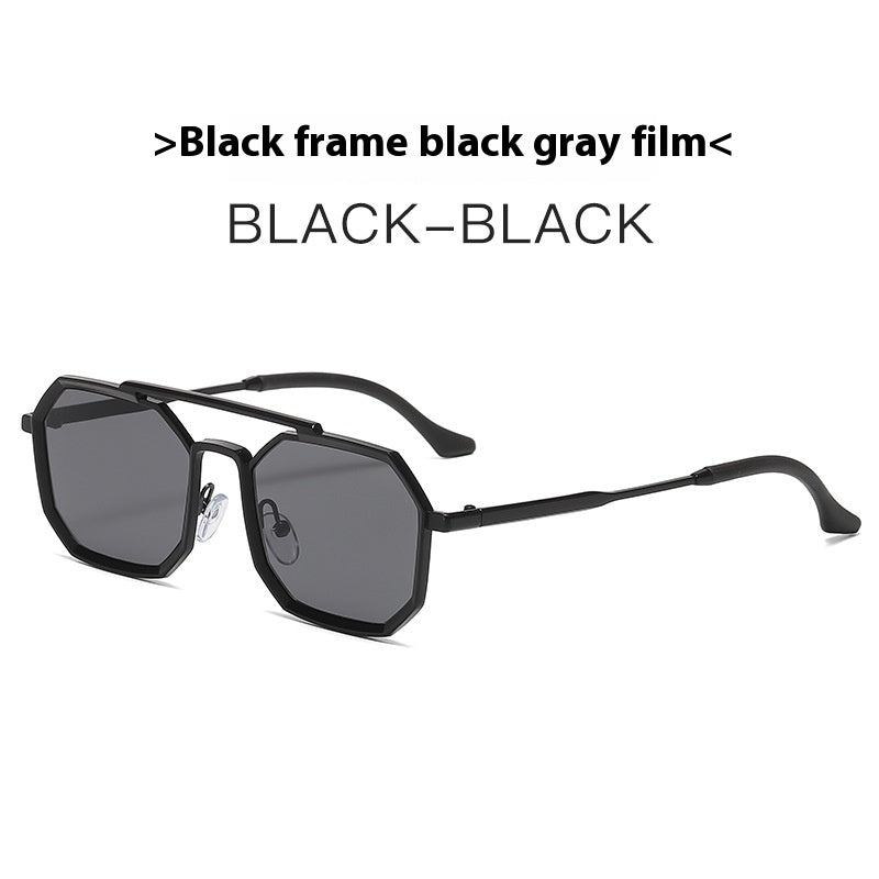 Lentes unisex para sol con doble puente