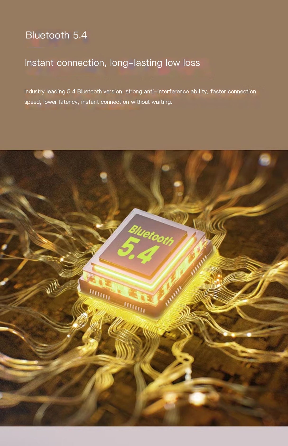 Audífonos Bluetooth inalámbricos para gaming y deporte