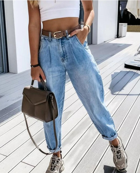 Vaqueros mom para el verano