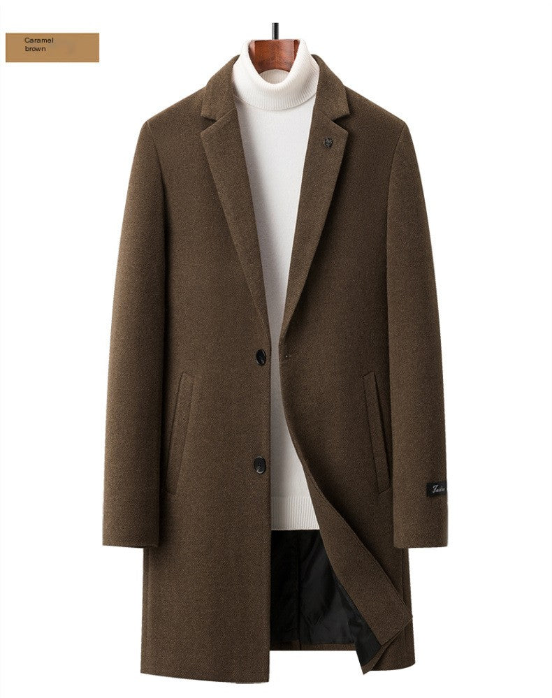 Gabardina de principalmente lana para hombres